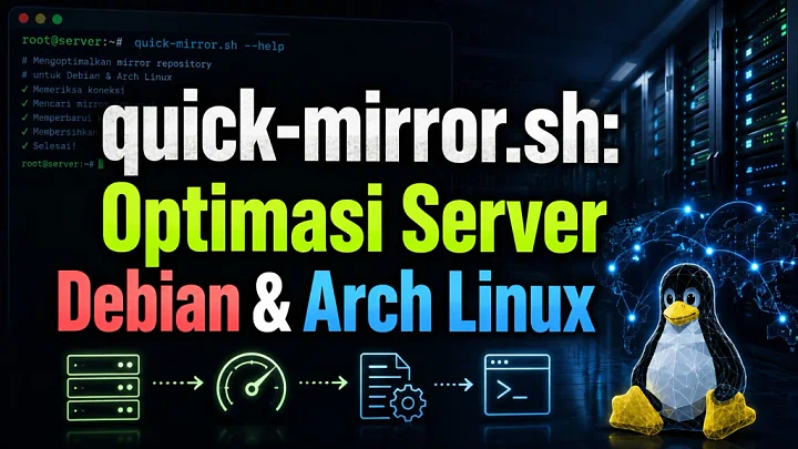 Skrip Quick-Mirror: Optimasi Server Debian dan Arch