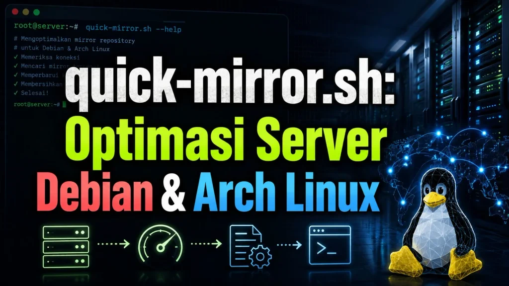 Skrip Quick-Mirror: Optimasi Server Debian dan Arch