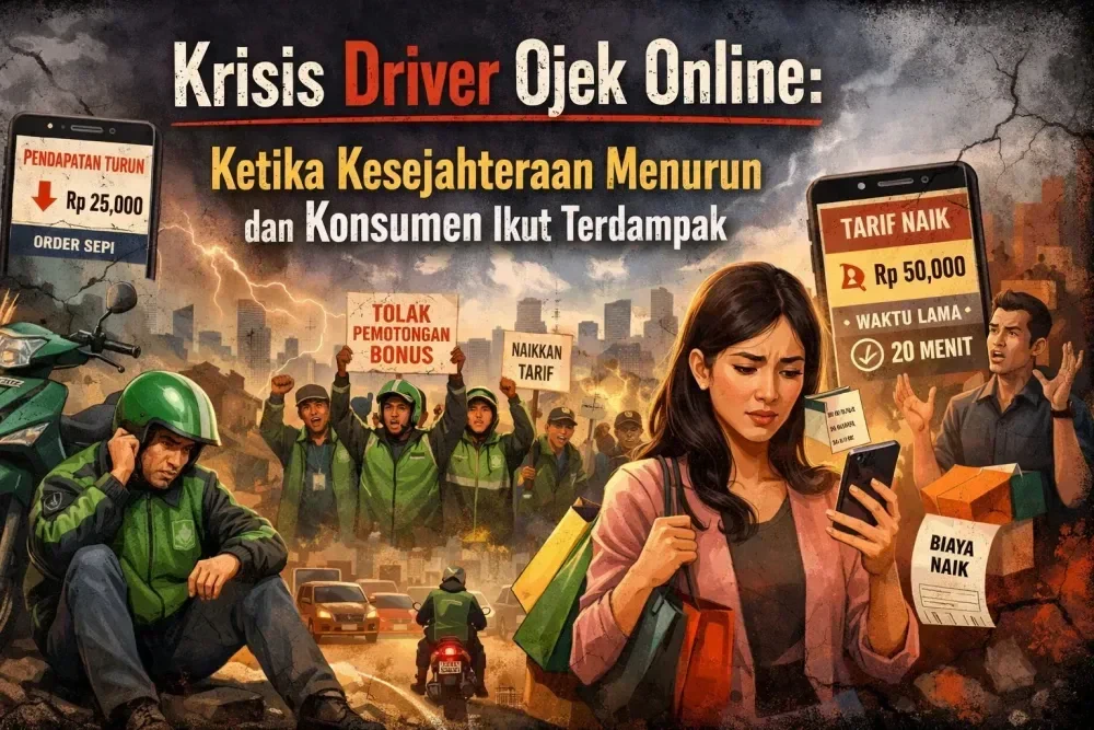 Krisis Driver Ojek Online: Biaya Naik, Tarif Tetap, Konsumen Merasa