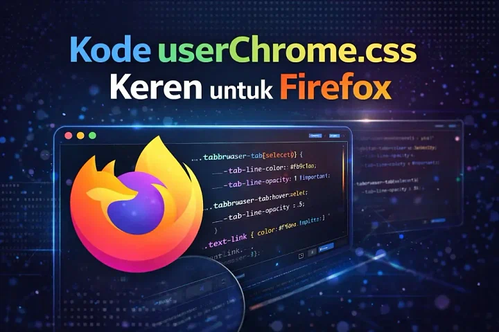 15 Kode userChrome.css Keren untuk Firefox - Kustomisasi Browser Maksimal