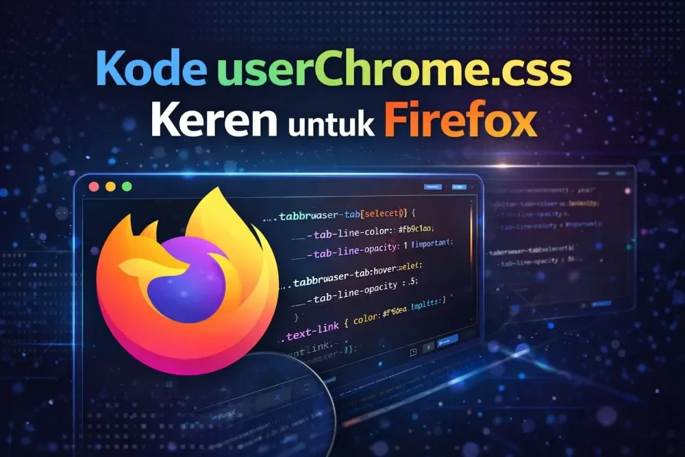 15 Kode userChrome.css Keren untuk Firefox - Kustomisasi Browser Maksimal
