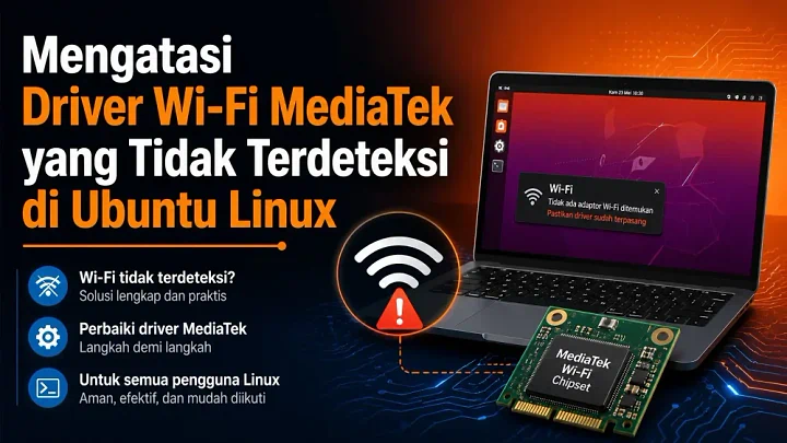 Tutorial: Cara Mengatasi Wi-Fi MediaTek Tidak Terdeteksi di Ubuntu Linux