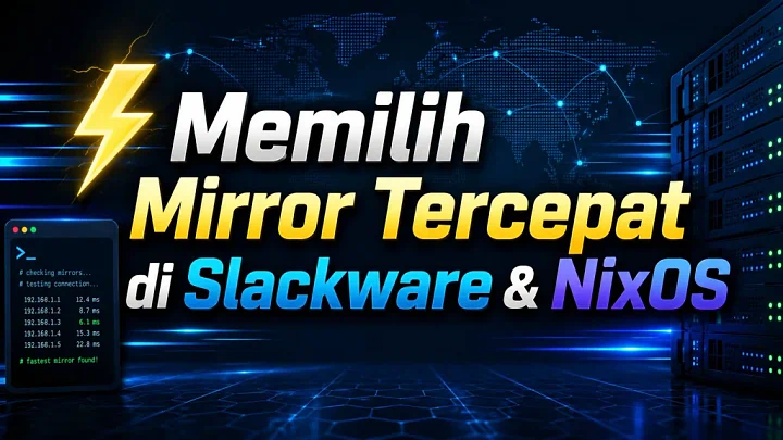 Setel Mirror Tercepat untuk Slackware dan NixOS Anda