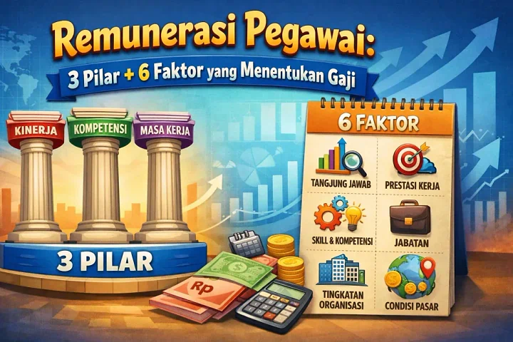 Remunerasi Pegawai: 3 Pilar + 6 Faktor yang Menentukan Gaji