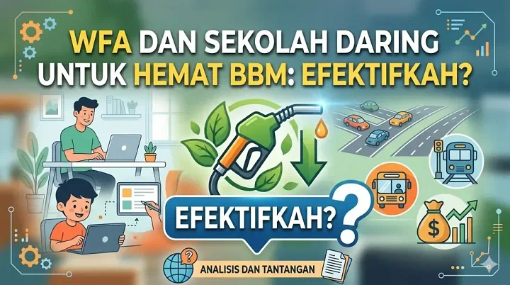 WFA dan Sekolah Daring untuk Hemat BBM: Efektifkah? Analisis 5W+1H dari Pengalaman Orang Tua