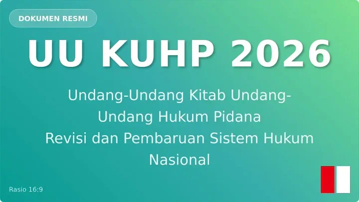 Wajib Tahu! UU KUHP 2026 & Dampaknya bagi Netizen