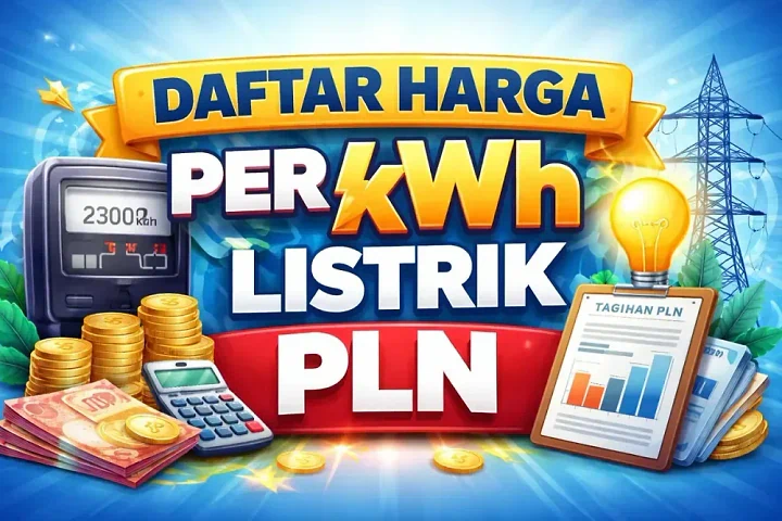 Tarif Listrik 2026 Fix Tidak Naik! Simak Cara Hitung dan Daftar Harganya
