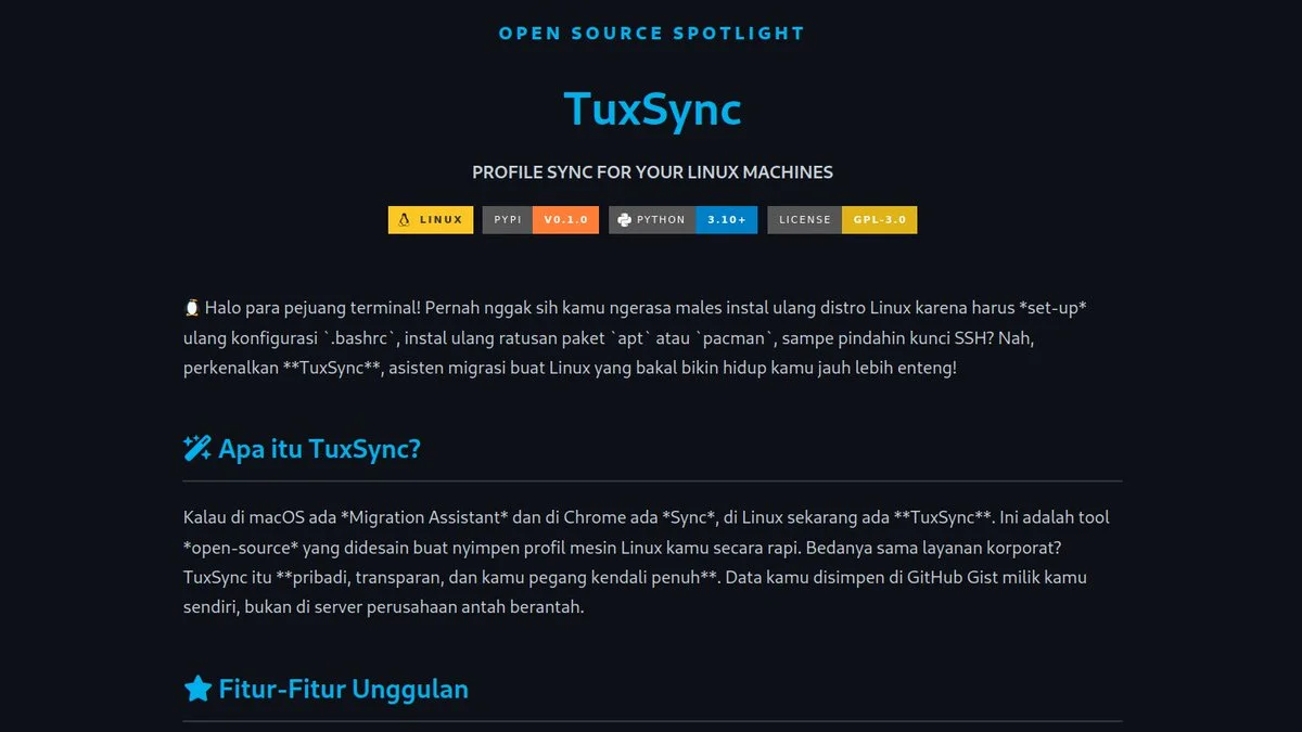 TuxSync: Cara Paling Gampang Pindah Distro Linux Tanpa Ribet!