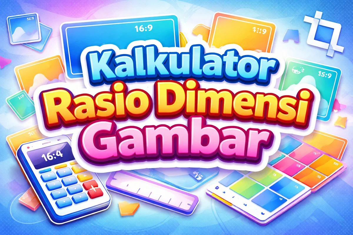 Kalkulator Rasio dan Dimensi Gambar Otomatis