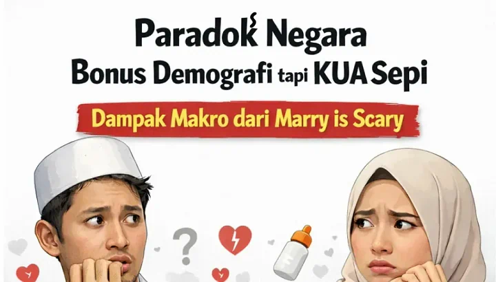 Paradox Negara Bonus Demografi tapi KUA Sepi, Dampak Makro Marry is Scary