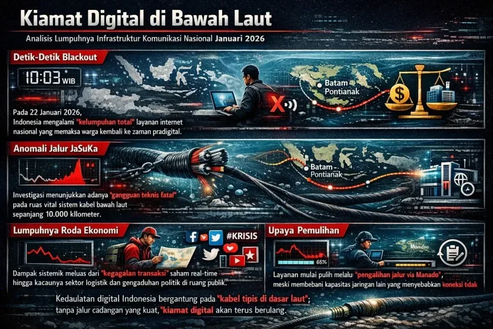 Kiamat Digital Indonesia: Ketika Jaringan Telkomsel & IndiHome Lumpuh Total