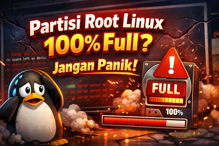 Partisi Root Linux 100% Full? Jangan Panik! Panduan Diagnosa Cerdas & Solusi Tuntas 🚨