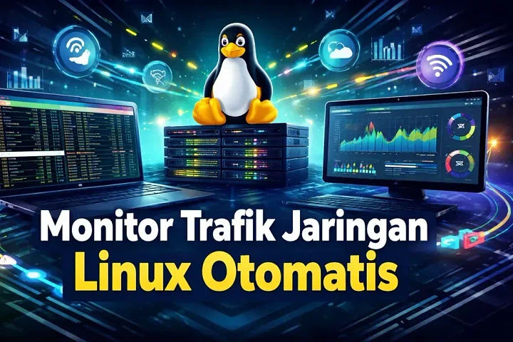 Cara Monitor Trafik Jaringan Linux Otomatis: Anti DDoS dan Kuota Jebol