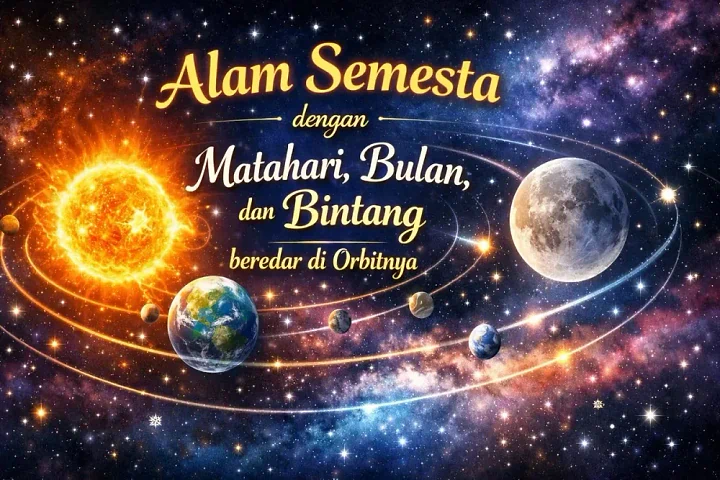 Misteri Alam Semesta: Mengapa Matahari, Bulan, dan Bintang Tak Pernah Bertabrakan? 🌌