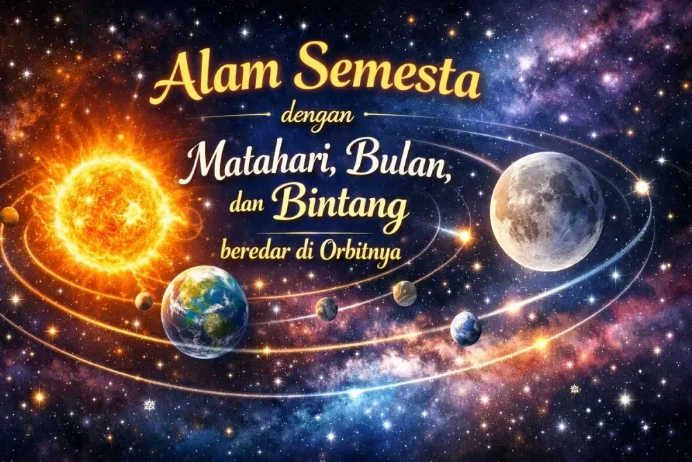 Misteri Alam Semesta: Mengapa Matahari, Bulan, dan Bintang Tak Pernah Bertabrakan? 🌌