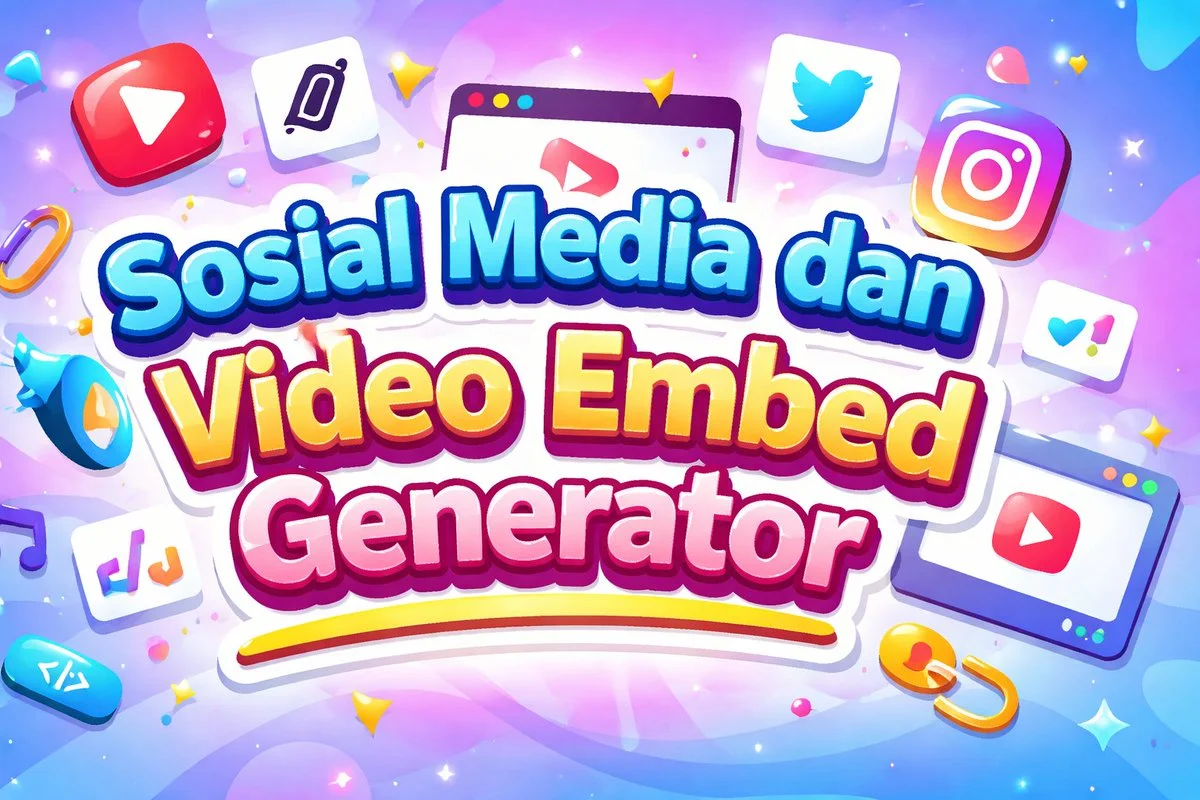 Sosial Media dan Video Embed Generator