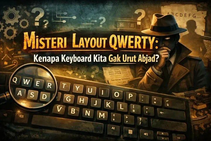 Misteri Layout QWERTY: Kenapa Keyboard Kita Gak Urut Abjad? ⌨️