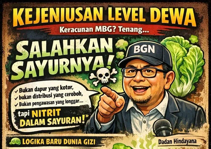 Dadan Hindayana: Kejeniusan Level Ahli Temukan Musuh Nitrit di Sayur
