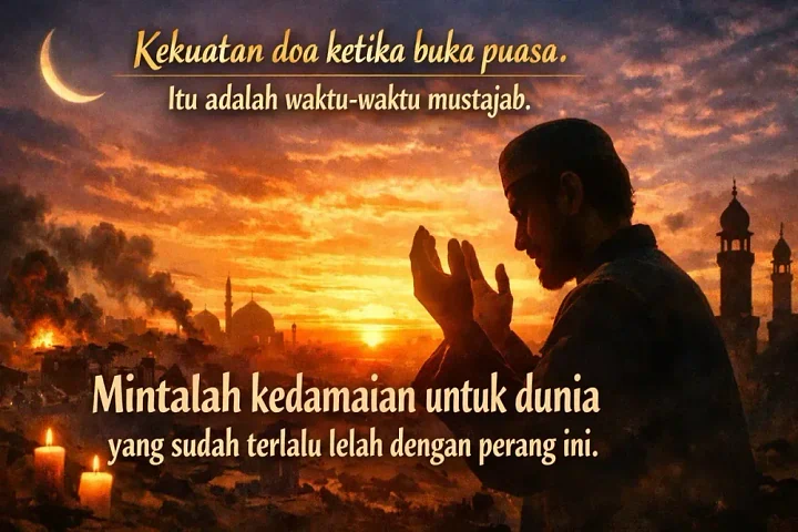 Ramadhan Datang dalam Keprihatinan: Refleksi Iman di Tengah Luka Dunia