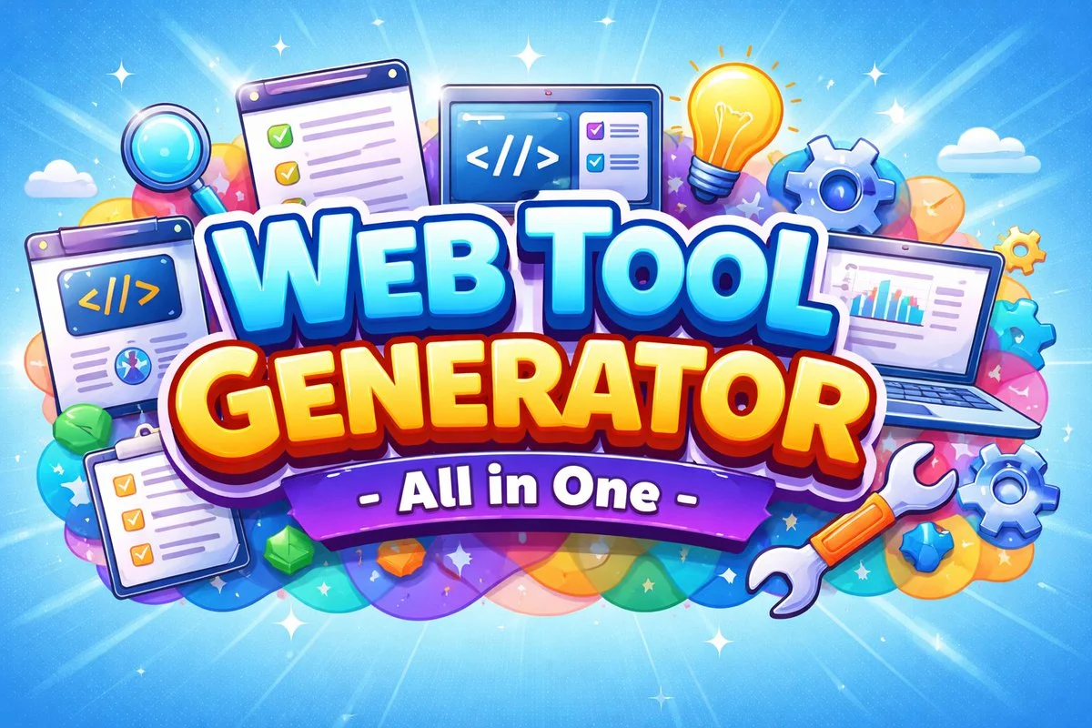 Web Tool Generator All-in-One: Link, Thumbnail, Image, List