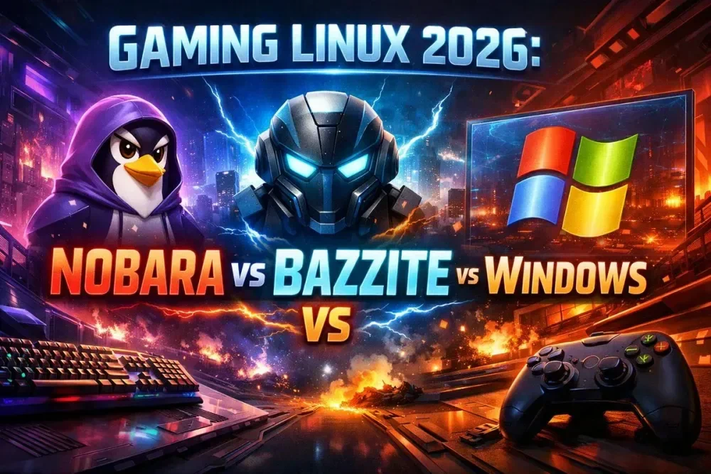 Revolusi Gaming Linux 2026: Nobara vs Bazzite vs Windows - Panduan Lengkap Performa