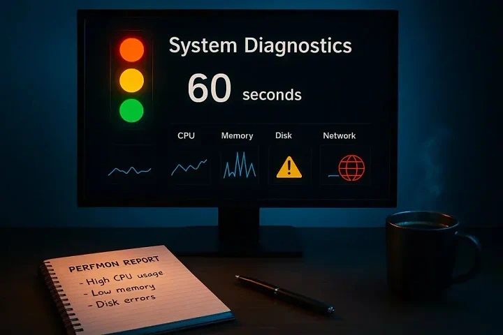 Cara Diagnosa PC Windows Lambat dalam 60 Detik dengan Perfmon Report Panduan Lengkap 2026