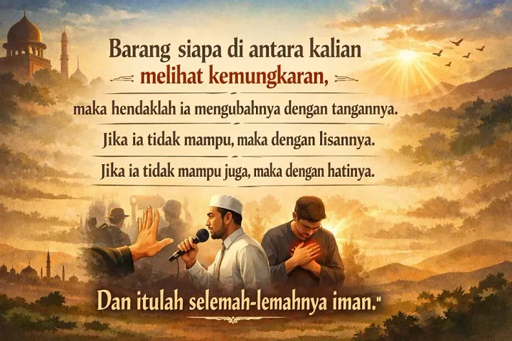 Hadits Mungkar: Ketika Tangan, Lisan, dan Hati Tak Cukup - Jangan Sekutu Kebatilan