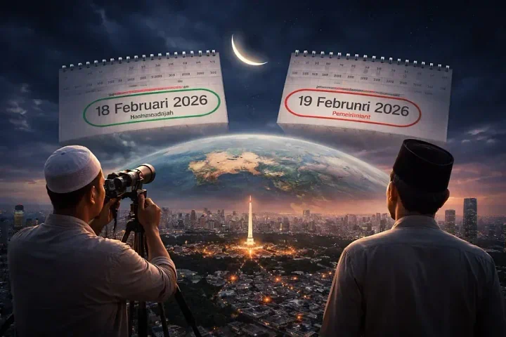 Dengan Langit yang Sama Kita Berbeda Tanggal - Analisis Awal Ramadhan 2026