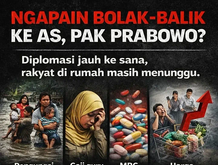 mengapa berulang kali ke AS Pak Prabowo? Analisis Prioritas Pemimpin dan Nasib Rakyat di Rumah Sendiri
