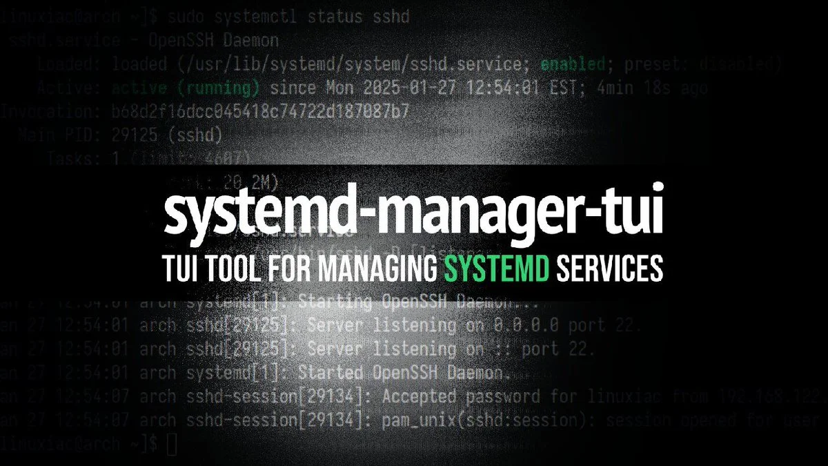Systemd Manager TUI: Aplikasi Terminal untuk Mengelola Service systemd dengan Mudah