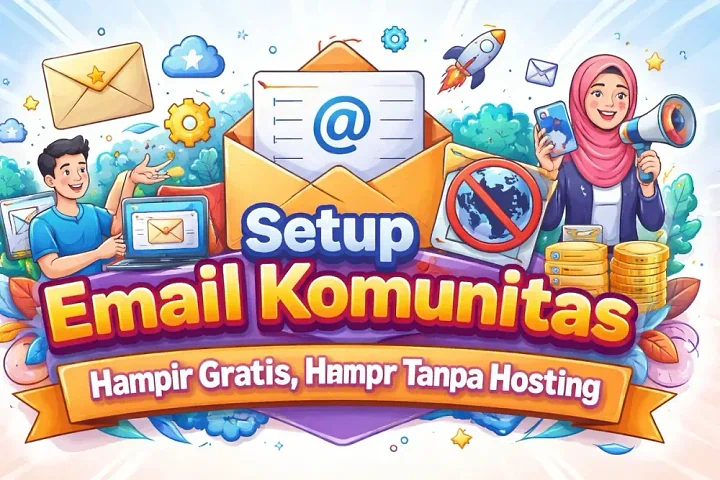 Setup Email Komunitas Gratis dengan Cloudflare Gmail dan SMTP