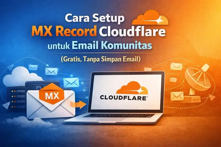 Cara Setup MX Cloudflare untuk Email Komunitas (Gratis, Forward Langsung)