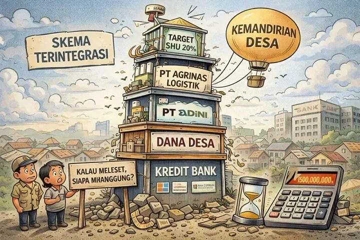 KDMP Fase Baru: Investasi Desa atau Risiko Fiskal Tersembunyi? Tentang Skema Koperasi Desa Merah Putih
