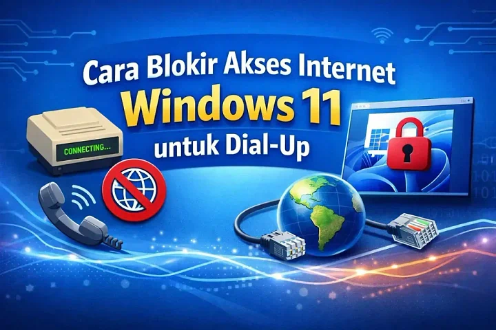 Cara Memblokir Akses Internet Windows 11 untuk Dial-Up