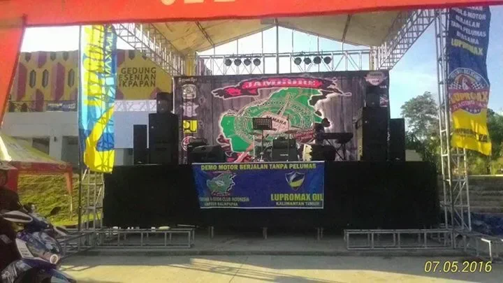 Foto lain suasana Jambore YVCI Borneo dengan sponsor Honda
