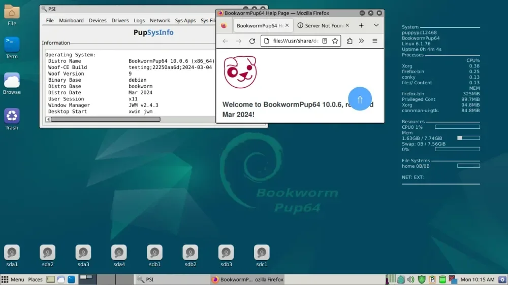 Puppy Linux screenshot