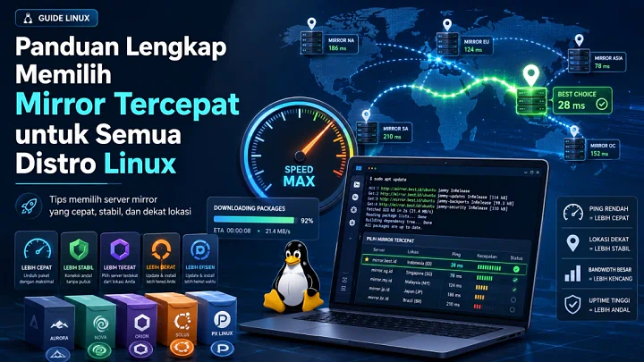 Panduan Mirror Linux Tercepat untuk Semua Distro