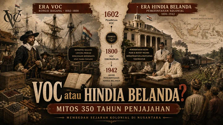 VOC, Hindia Belanda, dan Mitos 350 Tahun
