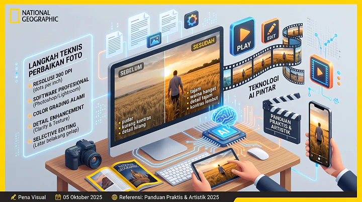 Workflow Perbaikan Foto ala National Geographic