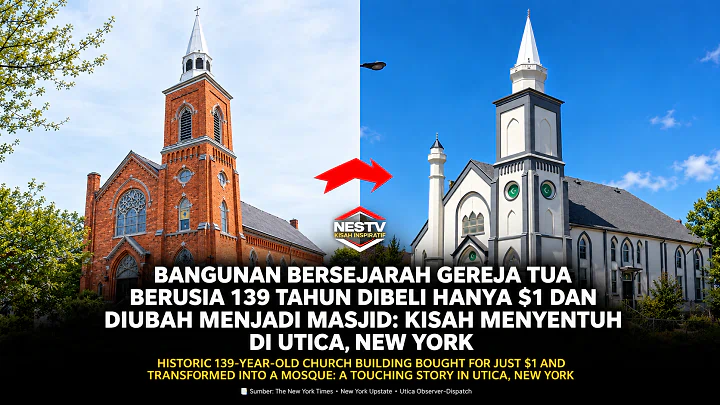 Gereja Tua Jadi Masjid: Kisah Bangunan $1 di Utica
