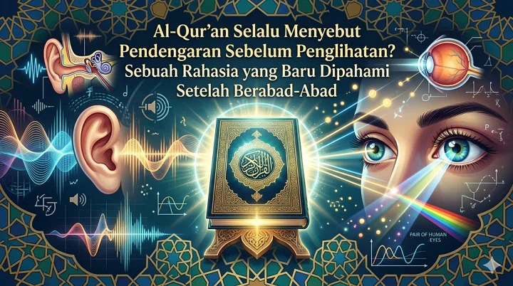 Rahasia Al-Qur'an: Kenapa Telinga Disebut Sebelum Mata?