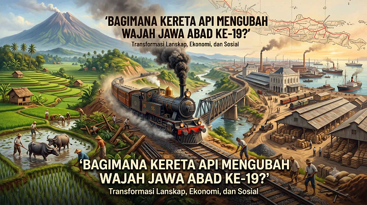 Bagaimana Kereta Api Mengubah Wajah Jawa Abad ke-19?