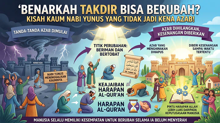 Benarkah Takdir Bisa Berubah? Kisah Kaum Nabi Yunus yang Tidak Jadi Kena Azab