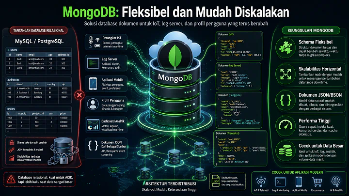 MongoDB: Kelebihan, Perbandingan, dan Kapan Harus Memilihnya?