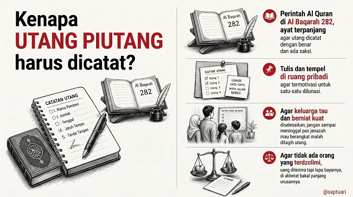 Alasan Mengapa Utang Wajib Dicatat dan Bahayanya