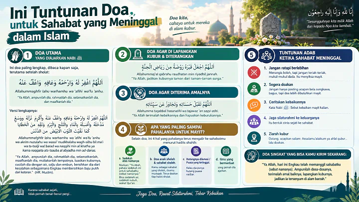 Panduan Lengkap Doa untuk Sahabat yang Meninggal dalam Islam