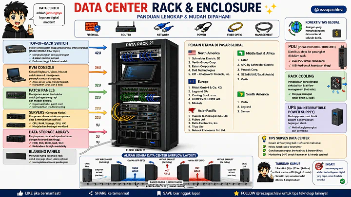 Data Center Rack & Enclosure: Jantung Infrastruktur Digital Modern