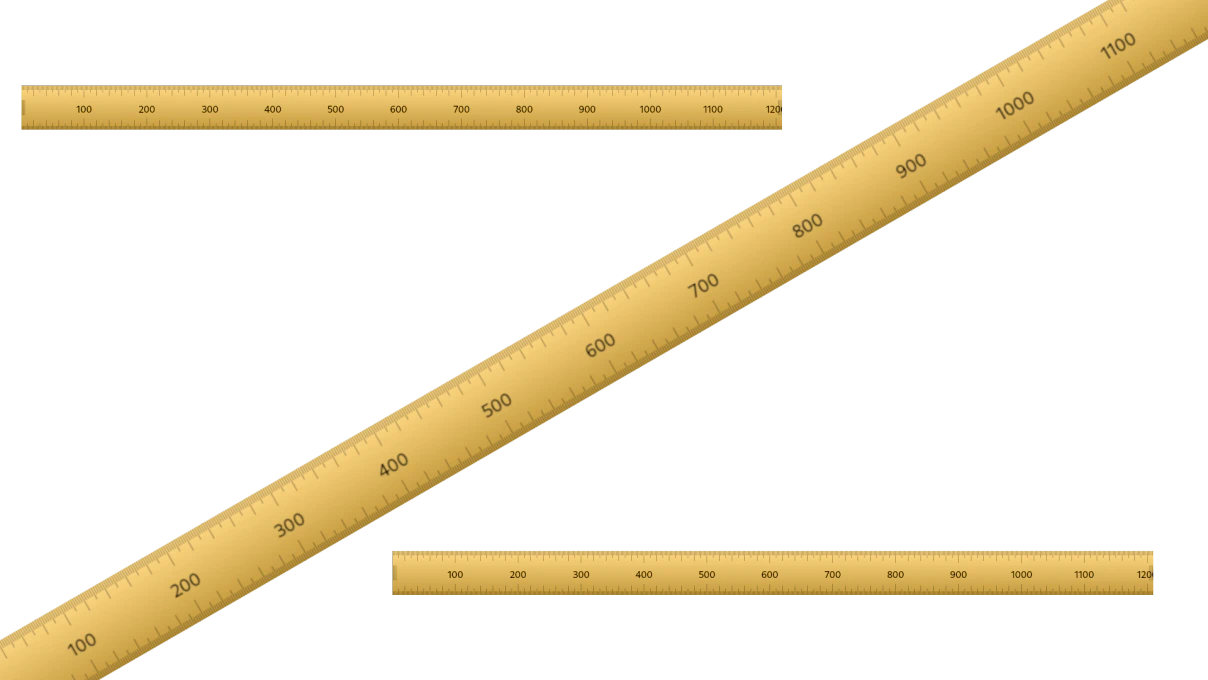 Ilustrasi penggunaan Screen Ruler untuk mengukur area rekam desktop