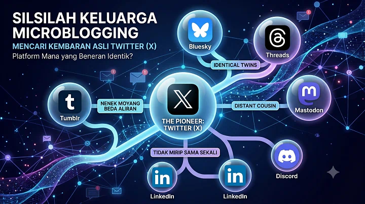 Silsilah Keluarga Microblogging: Mencari Kembaran Asli Twitter (X)