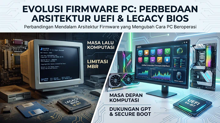 Evolusi Firmware PC: Perbedaan Arsitektur UEFI dan Legacy BIOS